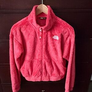 The North Face Kids Coral Pink Plush Fleece Jacket